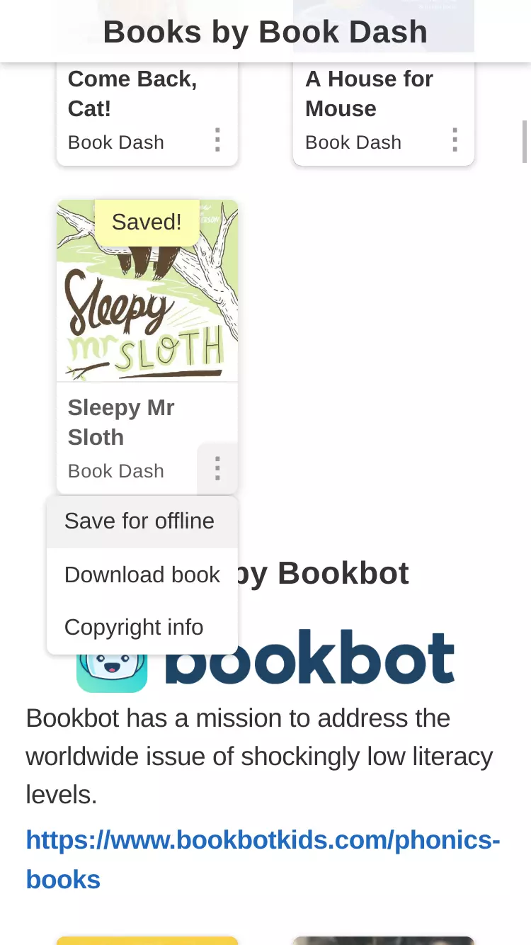 Booksie screenshot
